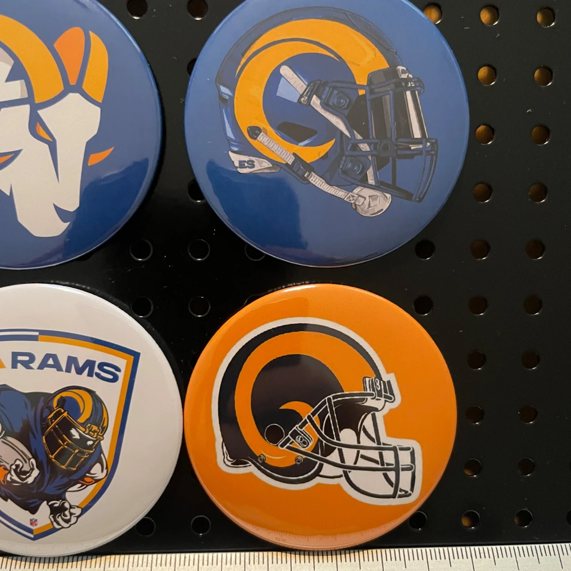 Magnet fridge 6pcs  (59mm) - LA Rams NFL - 2