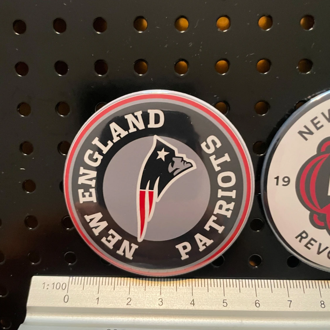 Magnet fridge 3pcs  (59mm) - New England Patriot NFL - 1