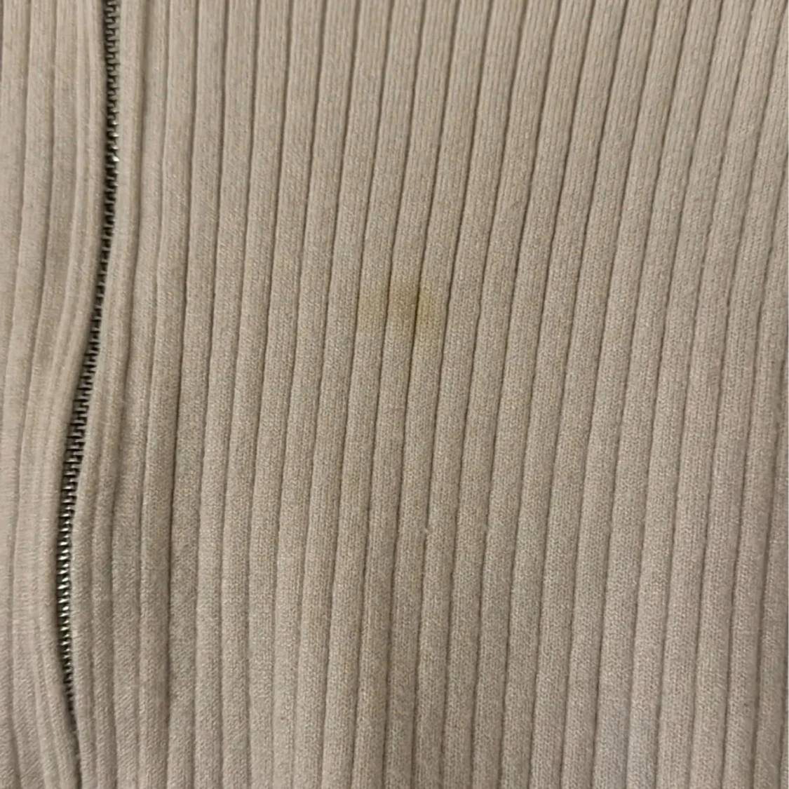 Beige ribbad hoodie från Tommy Jeans - 90