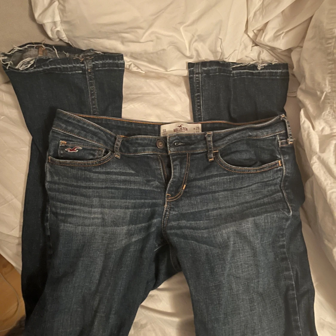 Lågmidjade bootcut jeans