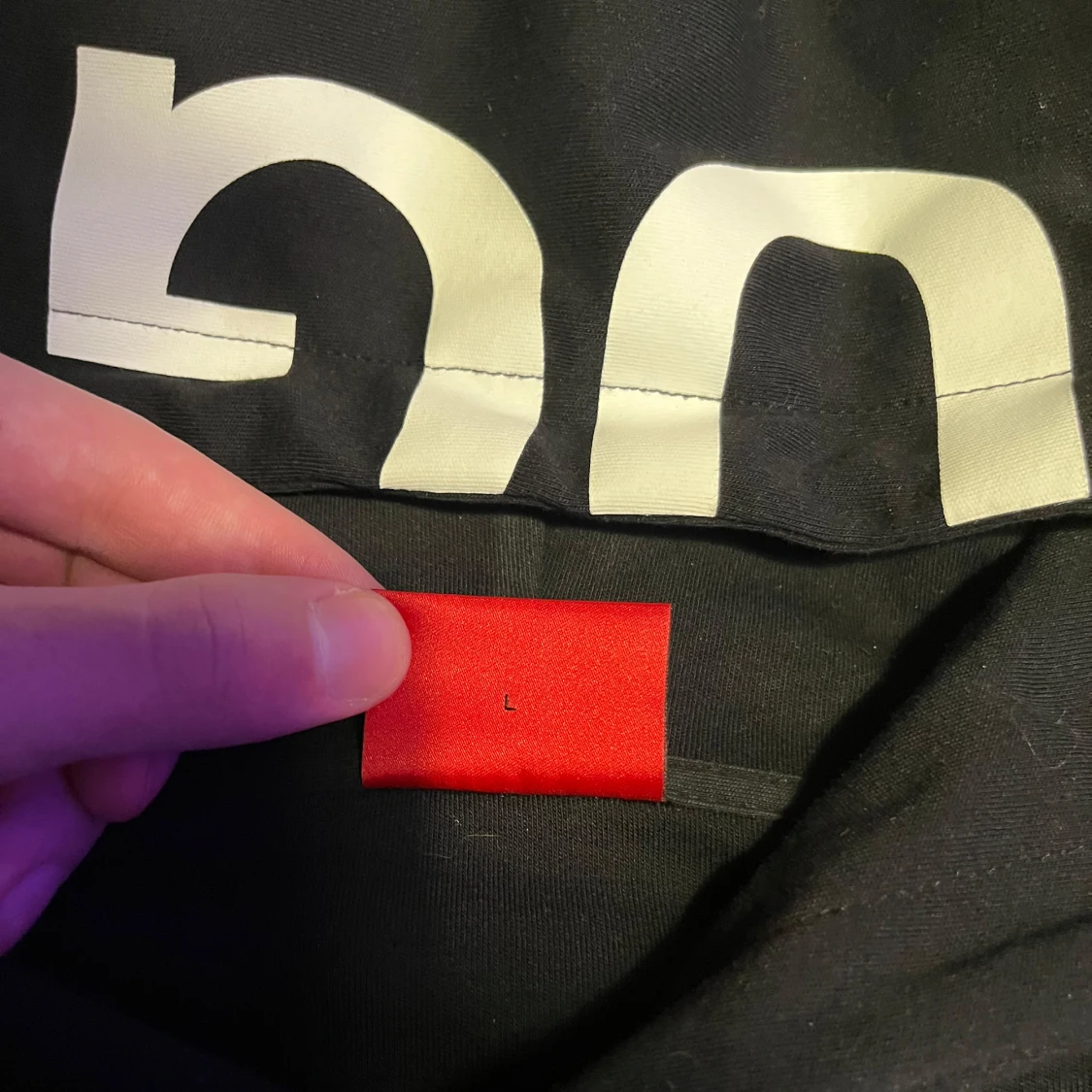 Svart hoodie från Hugo - 91