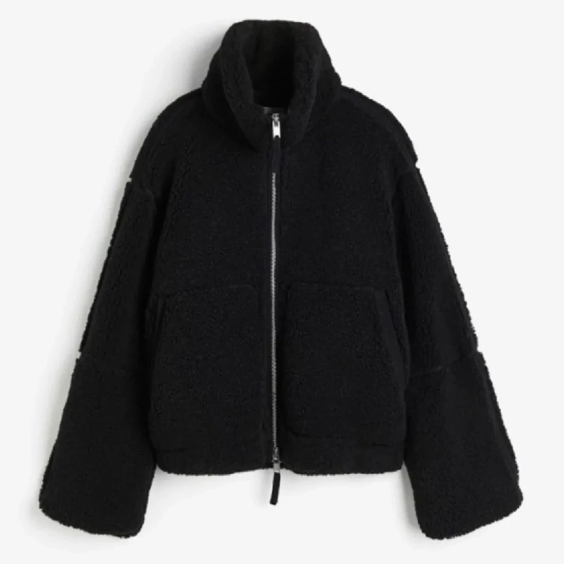 Svart teddyjacka från H&M