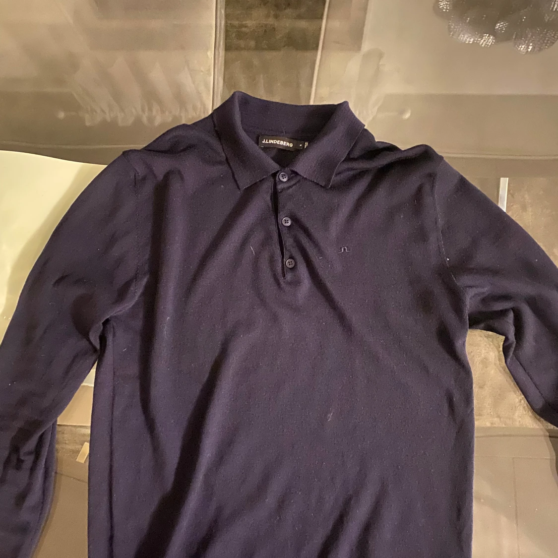 J Lindberg Kashmir långpolo (mörkblå) - 91