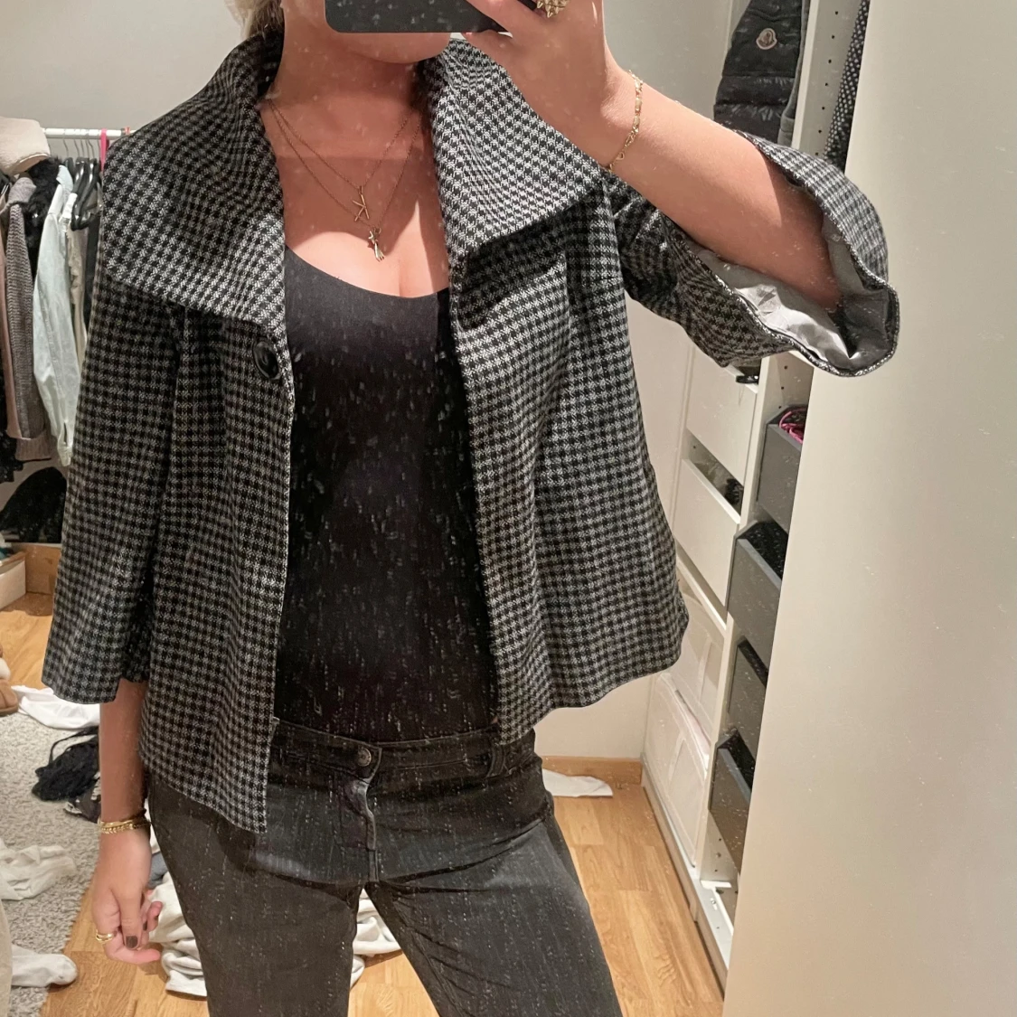 Trekvartsärmad kappa - 90