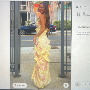 SÖKER - Söker denna balklänning aftonklänning bröllopsgästklänning från Love Shack Fancy ”Rialto Floral Chiffon Maxi Dress” , kan betala bra☺️ i storlek 34 36 