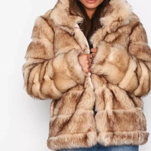 Pälsjacka - Pälsjacka från Nelly Trend, använd fåtal gånger 