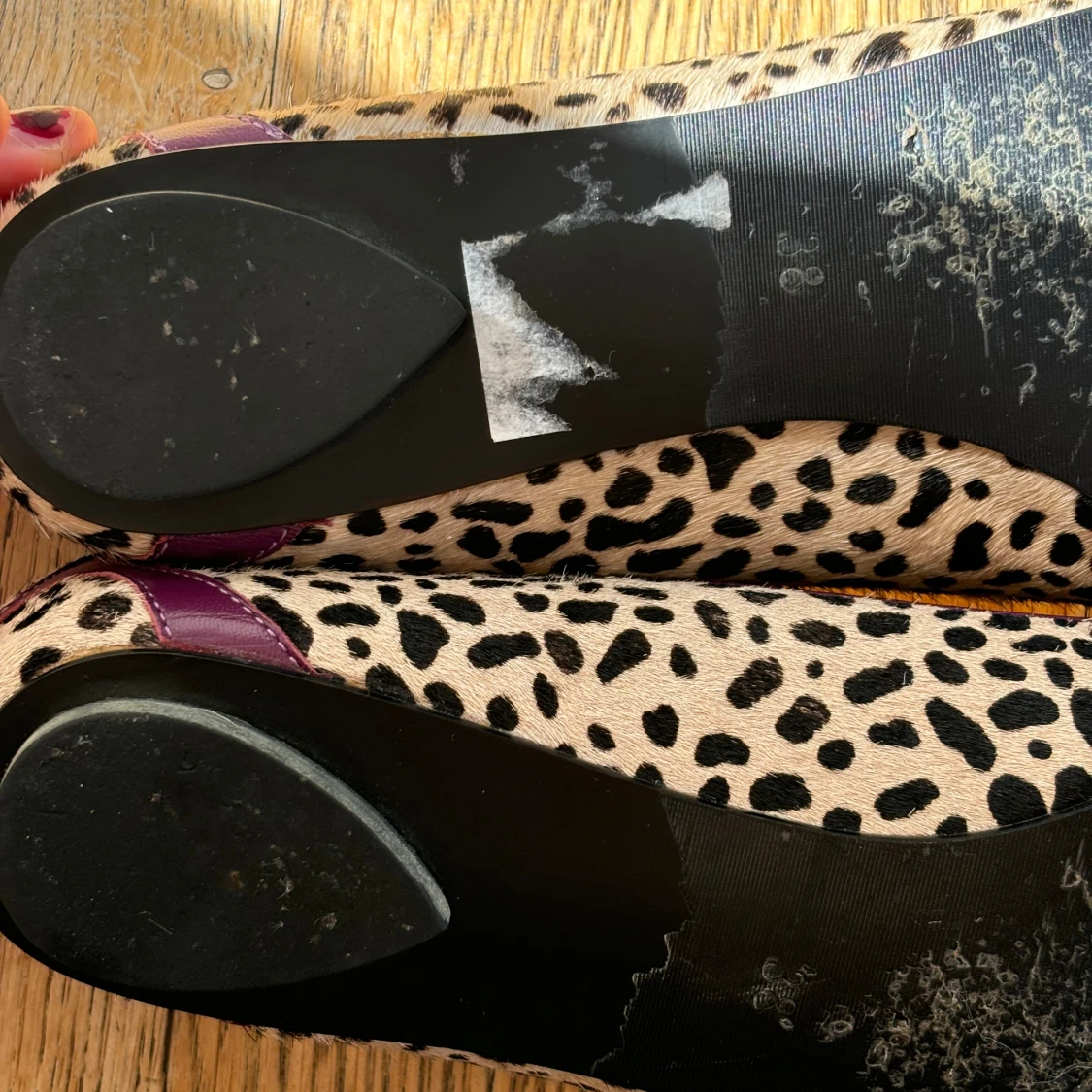 Leopard ballerinaskor - 91