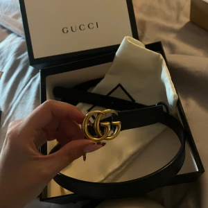 Gucci bälte - Bältet är så gott som ny, ordinarie pris 4200, säljer min för 3500