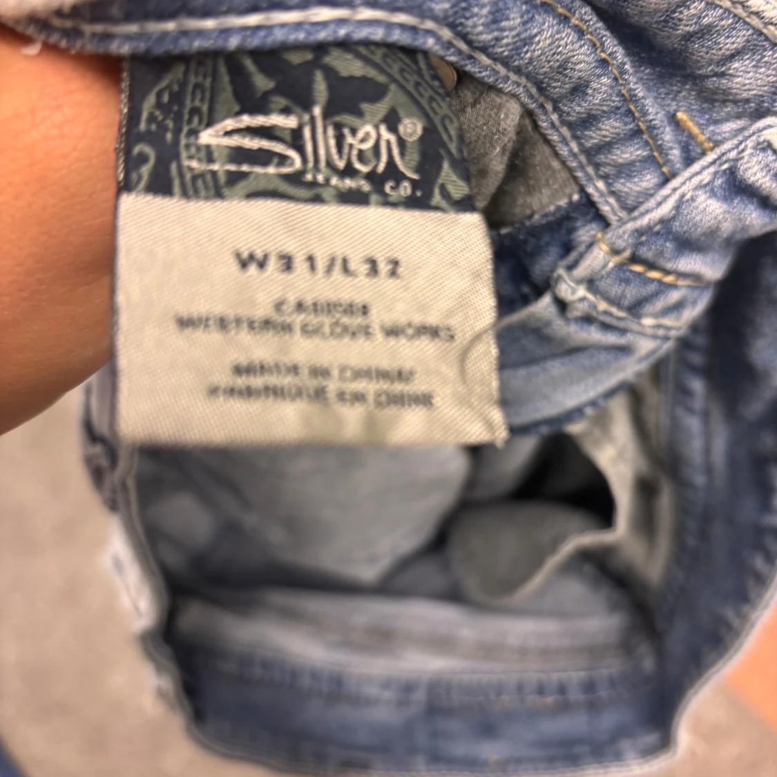 Ljusblå jeans från Silver - 92
