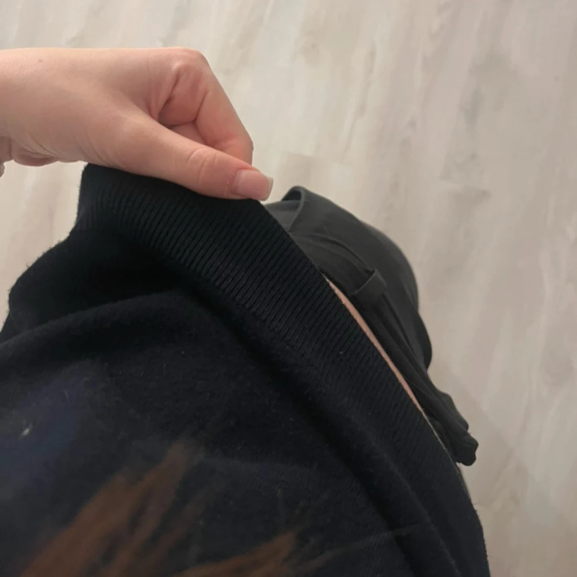 Svart kortärmad topp - 91