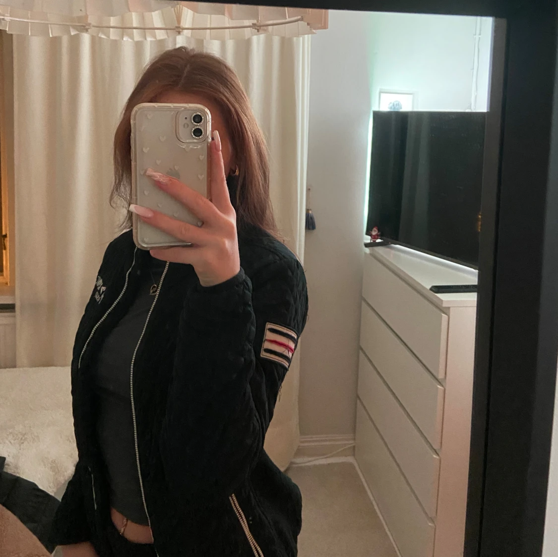 Marinblå jacka - 90