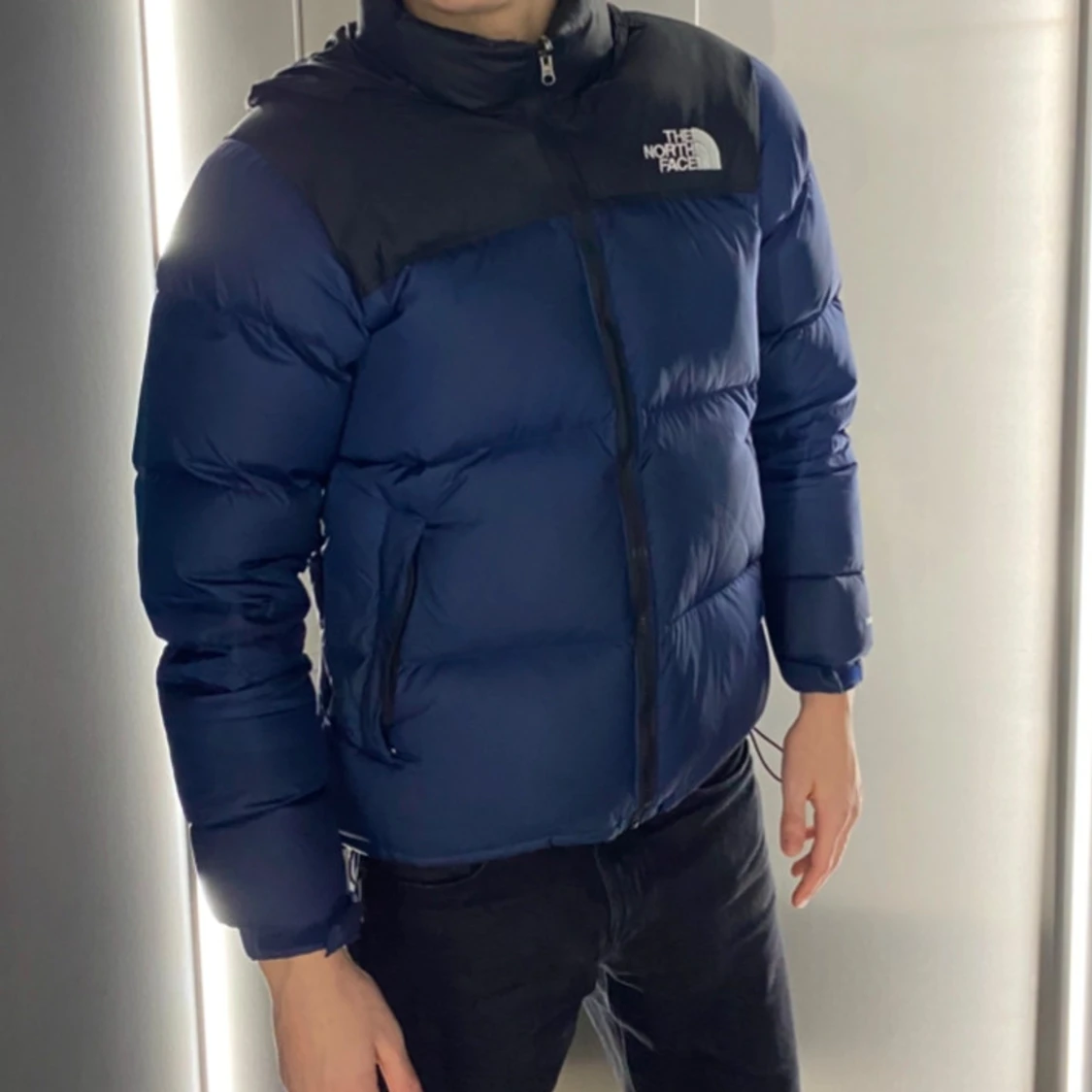 Mörkblå puffar från The North Face - 90
