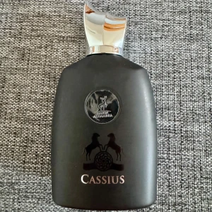 Cassius från Maison Alhambra - Cassius är en elegant parfym med en djup och komplex doftprofil. Toppnoterna av muskot och grönt äpple ger en fräsch start, medan hjärtnoterna av tonkaböna och ros tillför en varm och blommig känsla. Basnoterna av patchouli och vanilj ger en jordig och söt avslutning. Endast testad. 