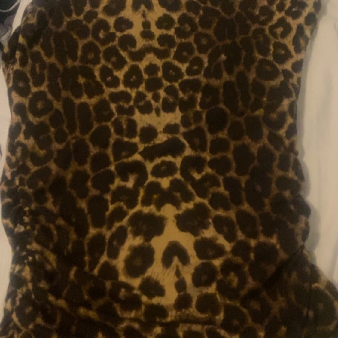 Leopardmönstrad tubtopp - 1