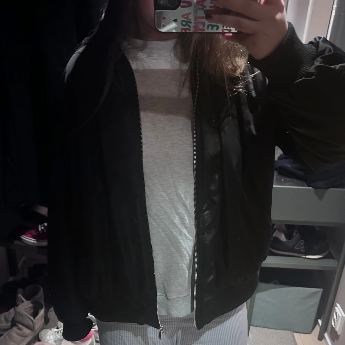 Svart bomberjacka