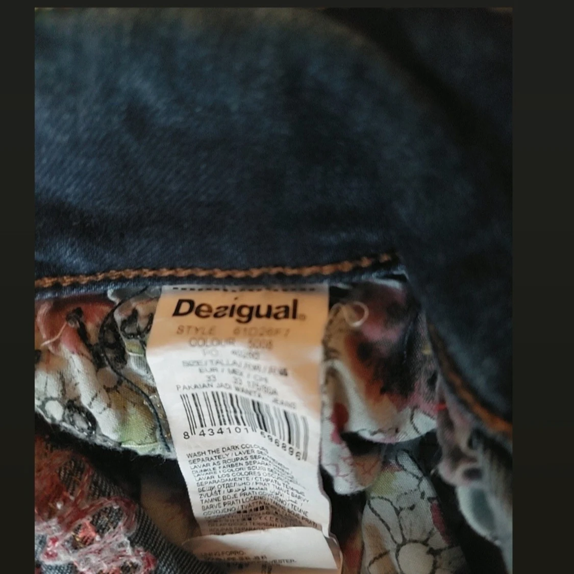 Blå jeansbyxor från Desigual - 90