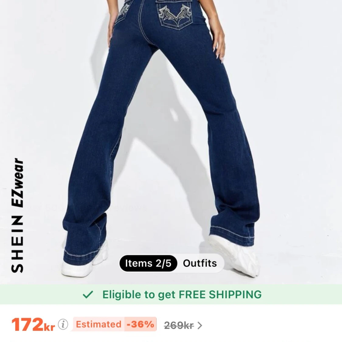 Snygga marinblå jeans💙 original pris: 269kr - 92