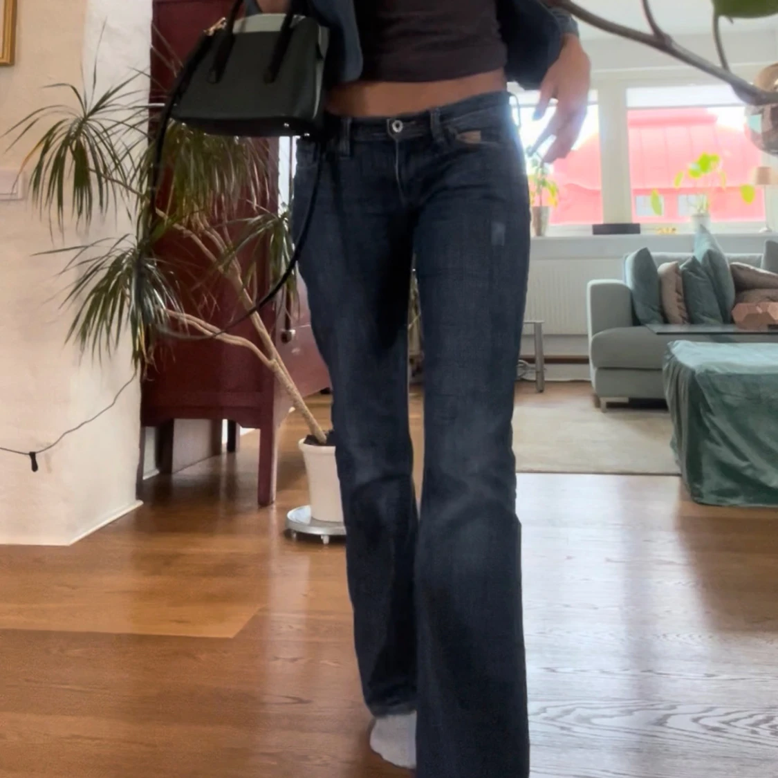 Lågmidjade jeans  - 92