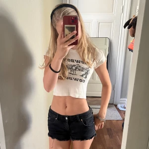Top med tryck från Brandy Melville - T shirt med cowboy tryck 💞 Bra skick från Brandy Melville Fråga mig för frågor