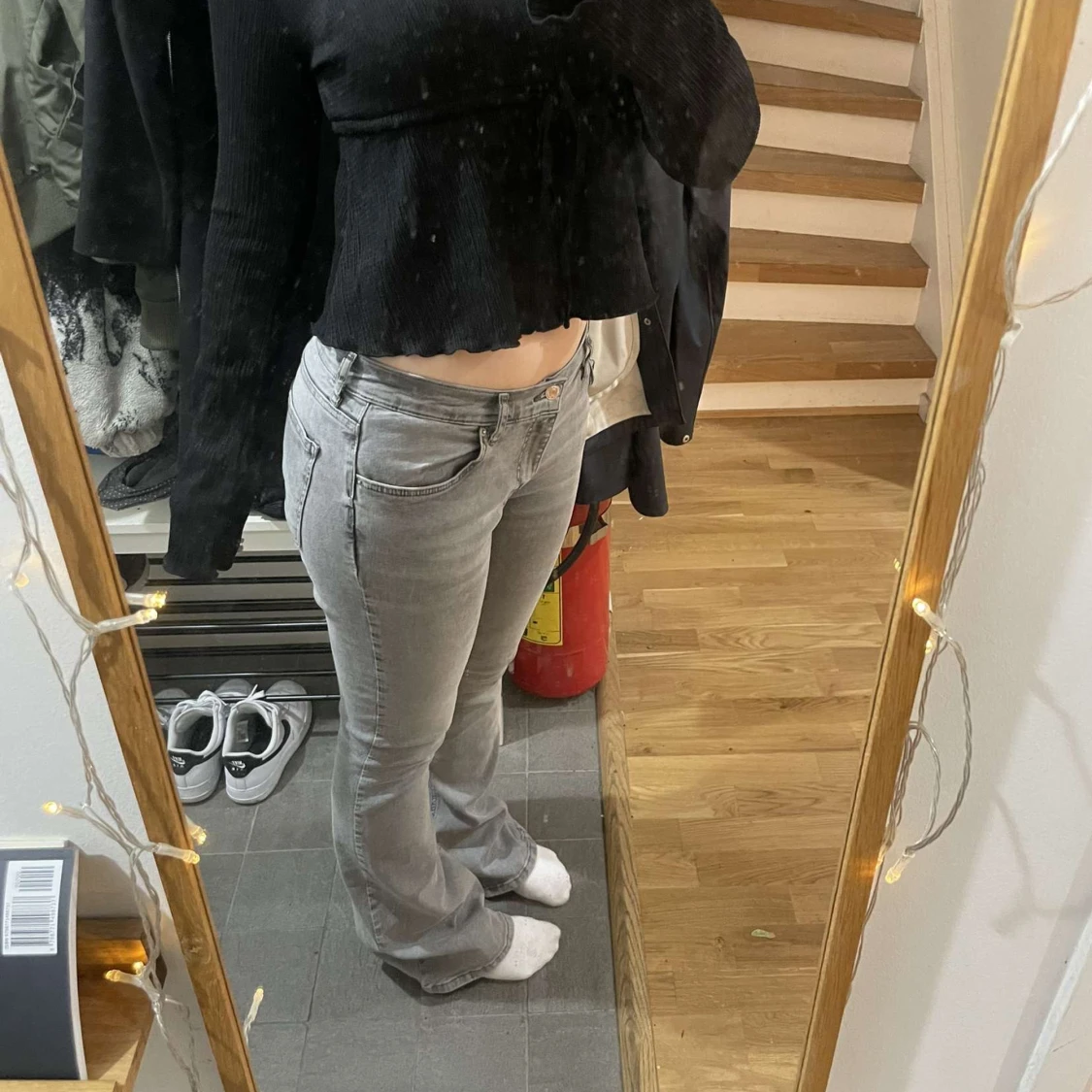 Lågmidjade jeans