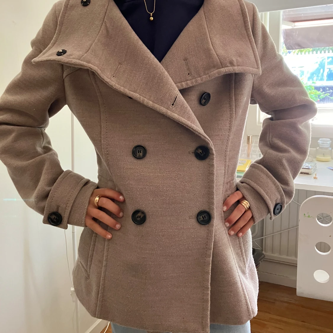 Beige kappa från H&M