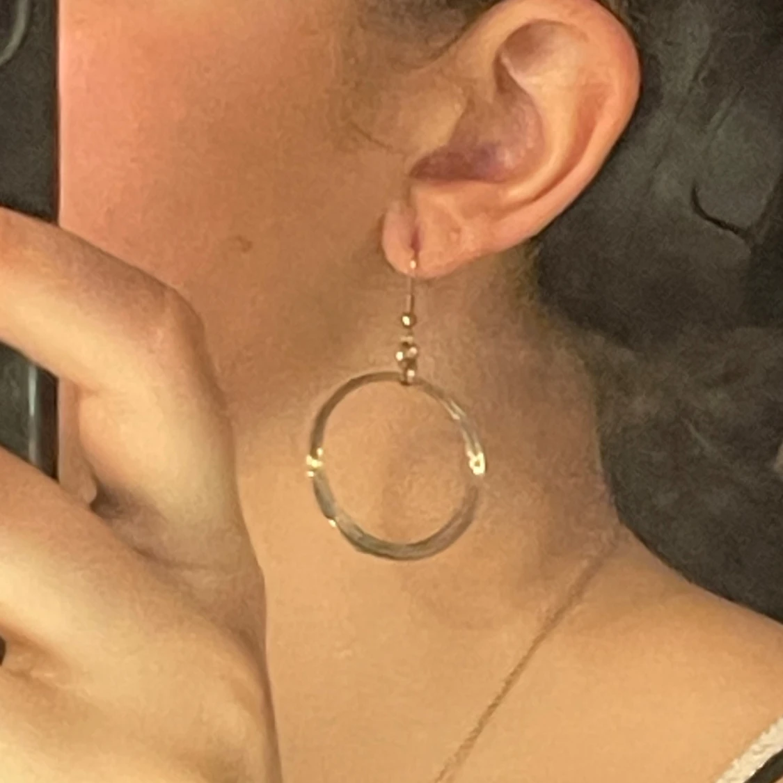 Jättefina silverörhängen⭐️ - 91