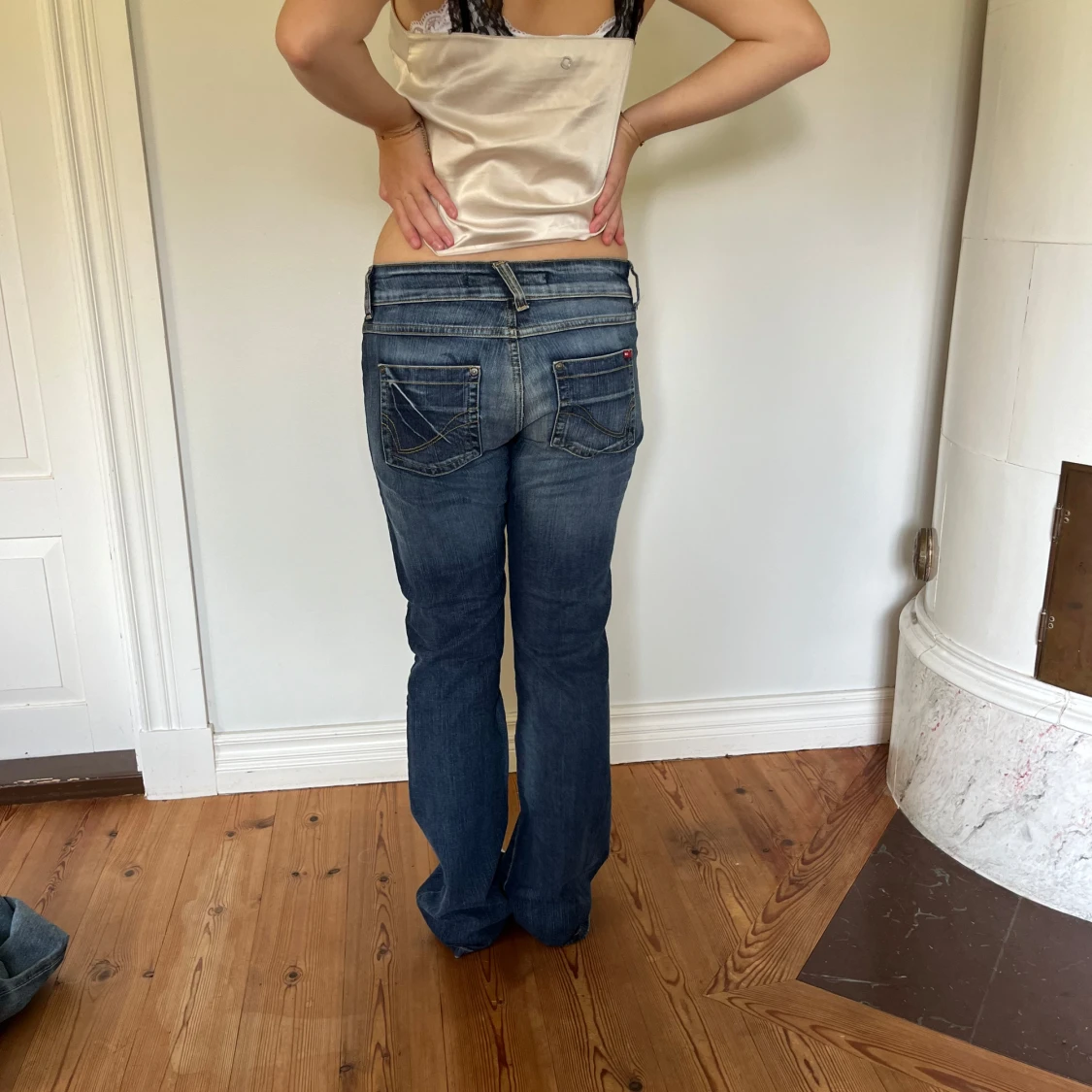 Lågmidjade jeans  - 90