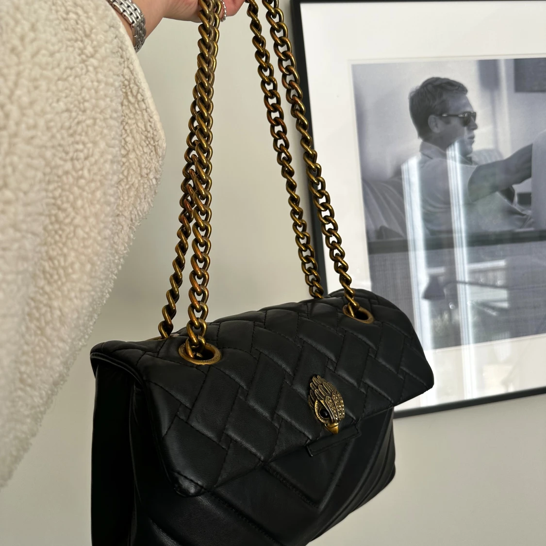 Kurt geiger - LEATHER KENSINGTON BAG - 90