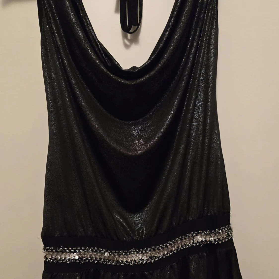 Svart glittrig klänning från Point Ladieswear - 1