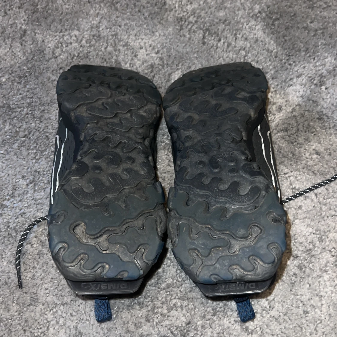 Svarta och blå Nike sneakers - 4