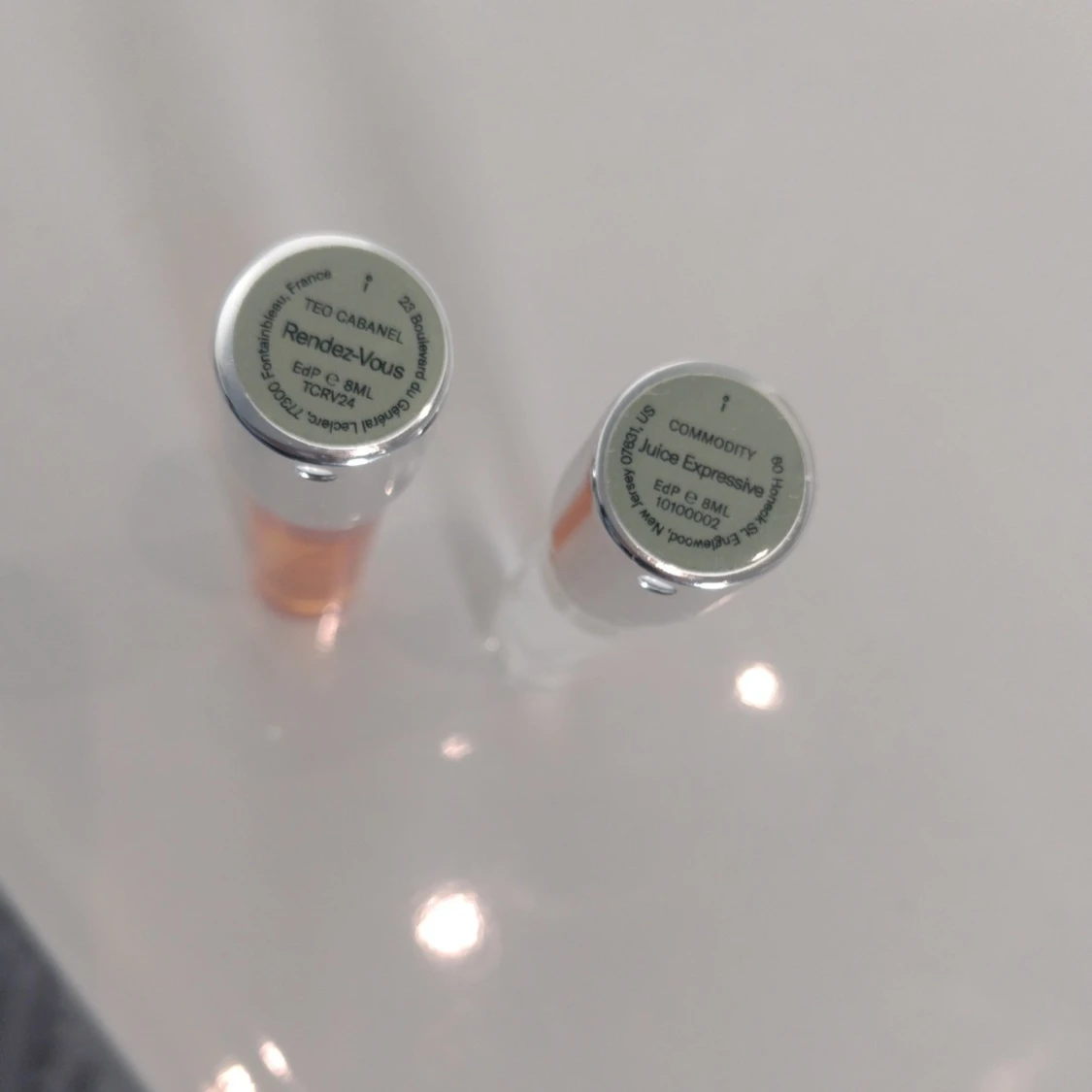 ParfymRör från Commodity och Teo Cabanel 8ml