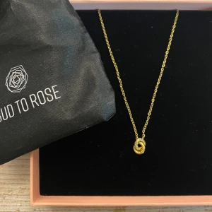 Guldhalsband - Guldhalsband med liten detalj från Bud To Rose. Ej använd och inga defekter. Köpt för 399 och säljs inte längre hos varumärket. 