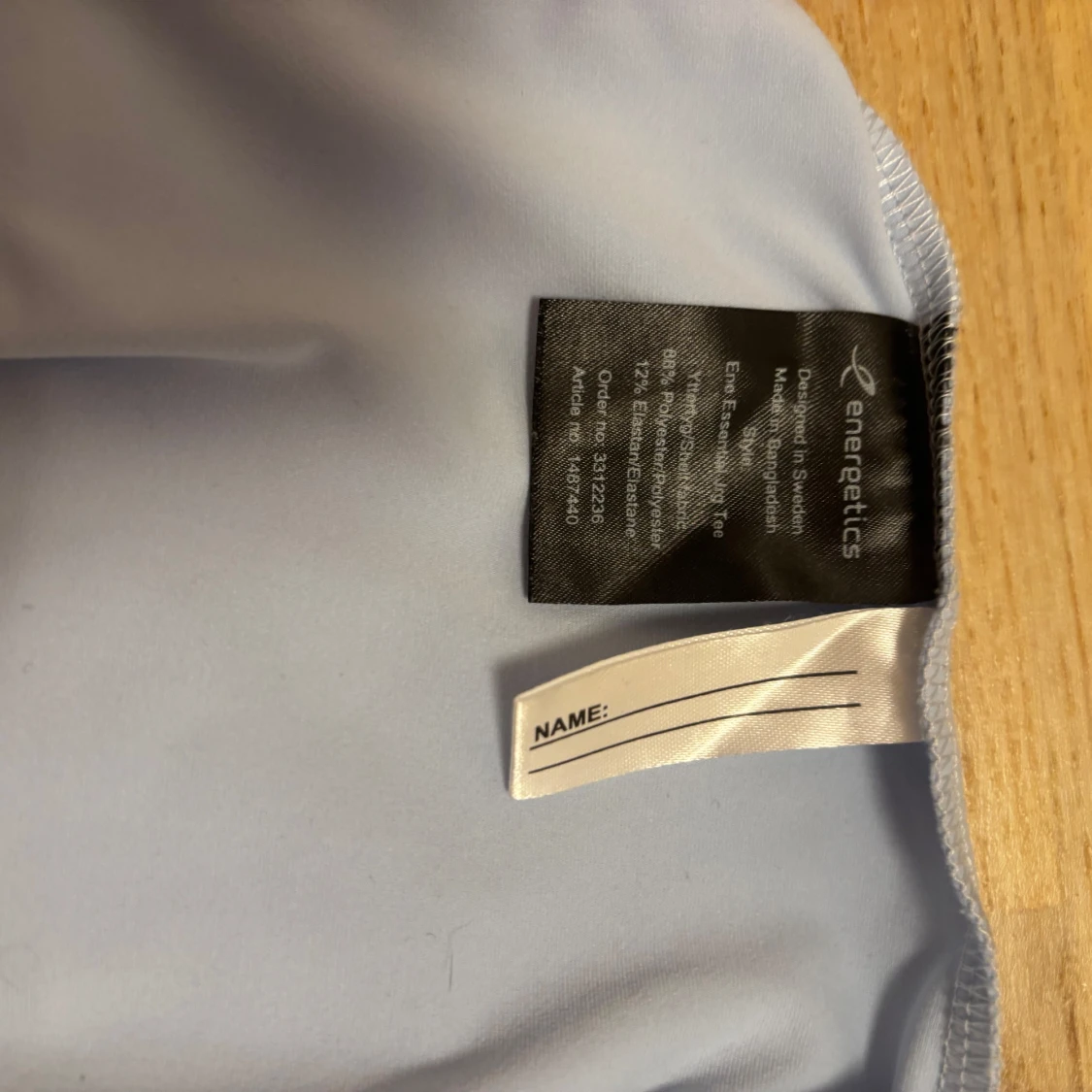 Ljusblå t-shirt från Energetics - 3