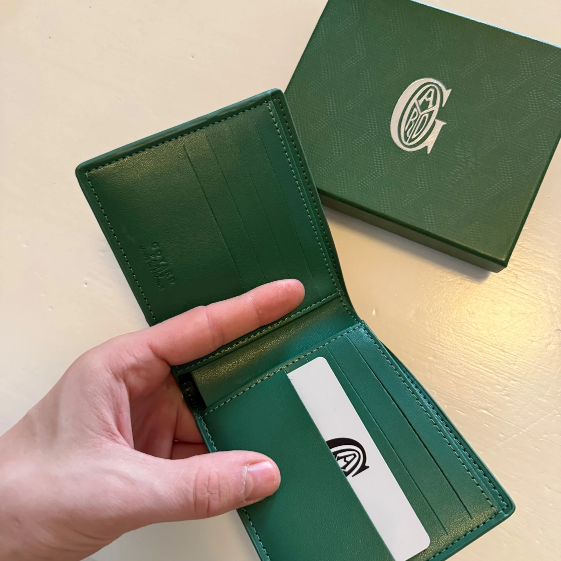 Grön plånbok  - 2