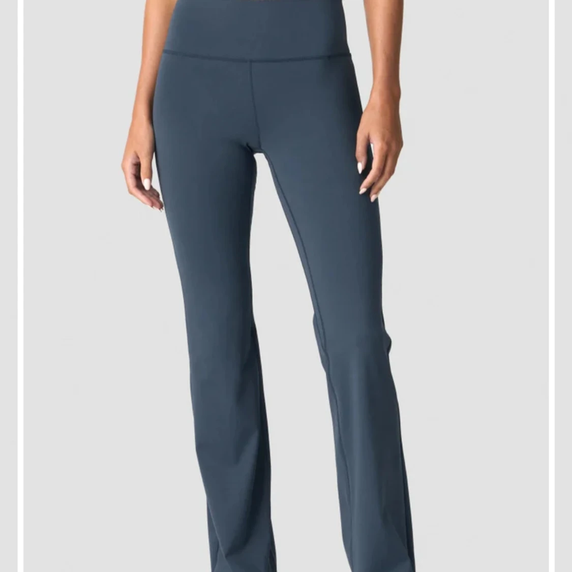 NIMBLE FLARED TIGHTS DARK DUSTY BLUE  - 1