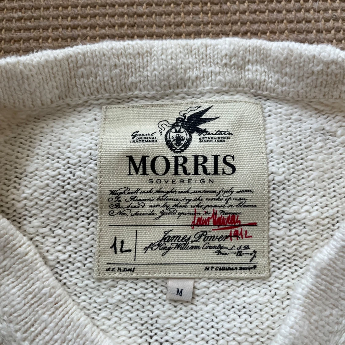 Vit tröja från Morris - 2