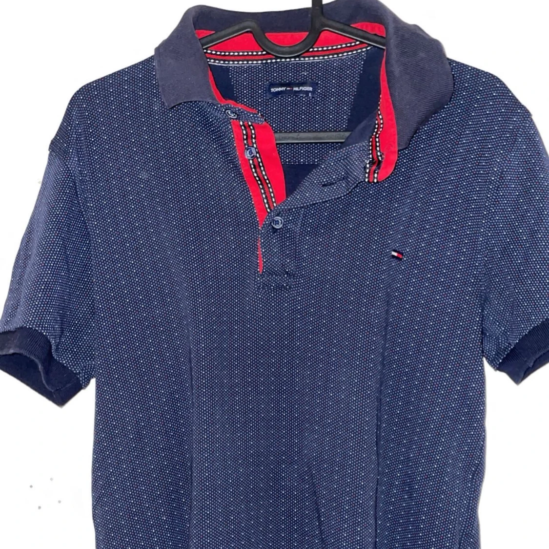 Blå pikétröja från Tommy Hilfiger - 1