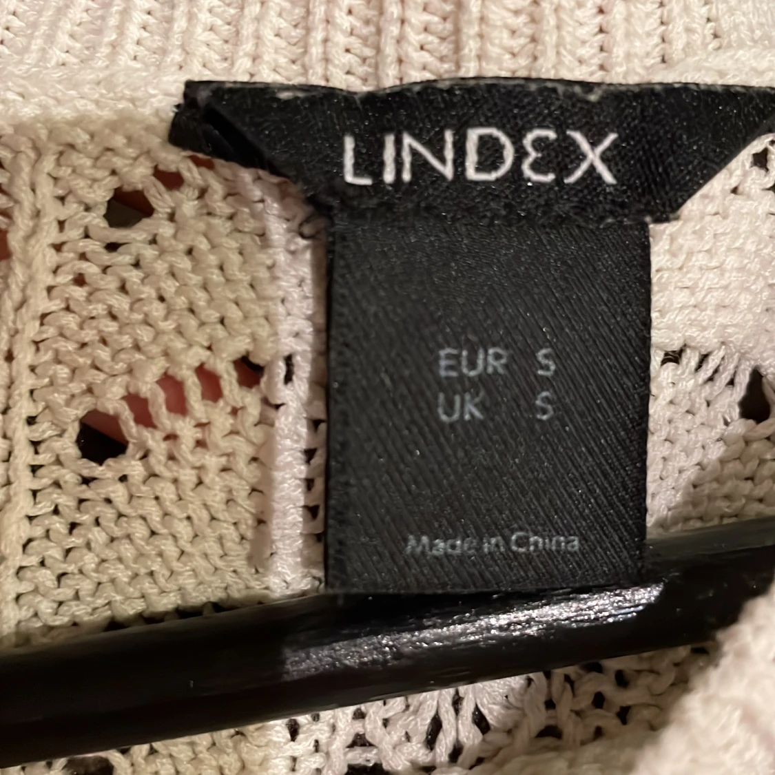 Vit stickad topp från Lindex - 3