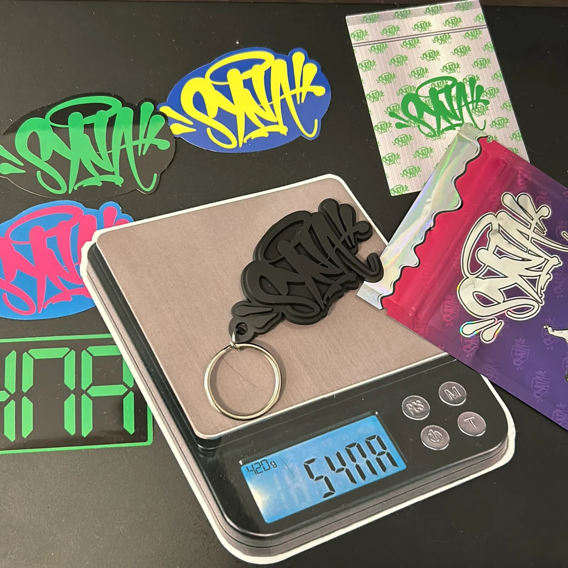 Syna world stickers och keychain - 1