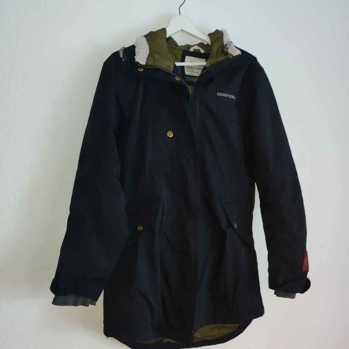 Svart parkajacka från Didriksons