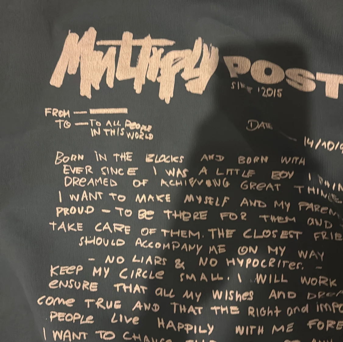 Blå hoodie från Multiply Apparel - 3