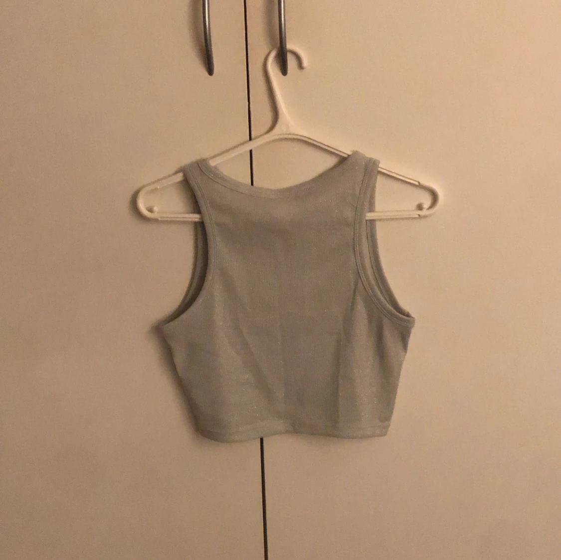 Grå glittrig linnetopp - 1