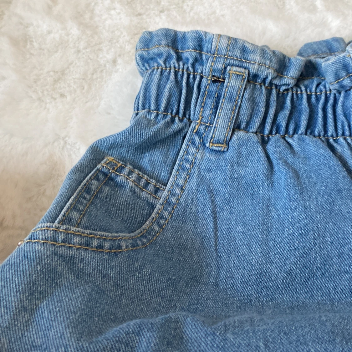 Blå jeansshorts från LAB Industries - 4