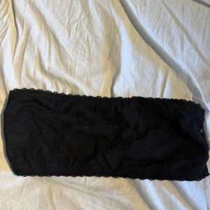 Spets tub-bh - Svart snygg spets tub-bh