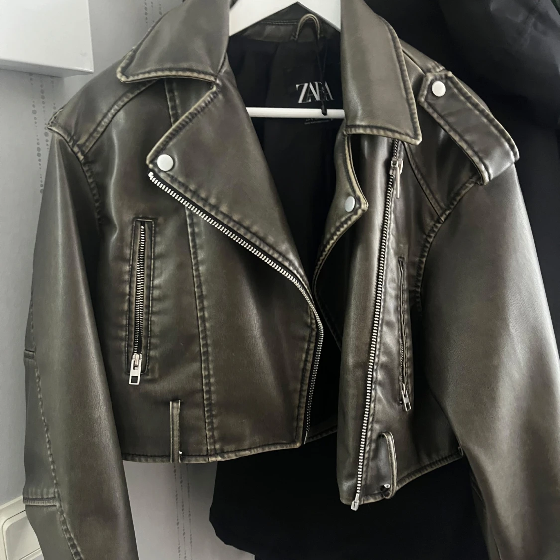 Zara skinn jacka  - 3