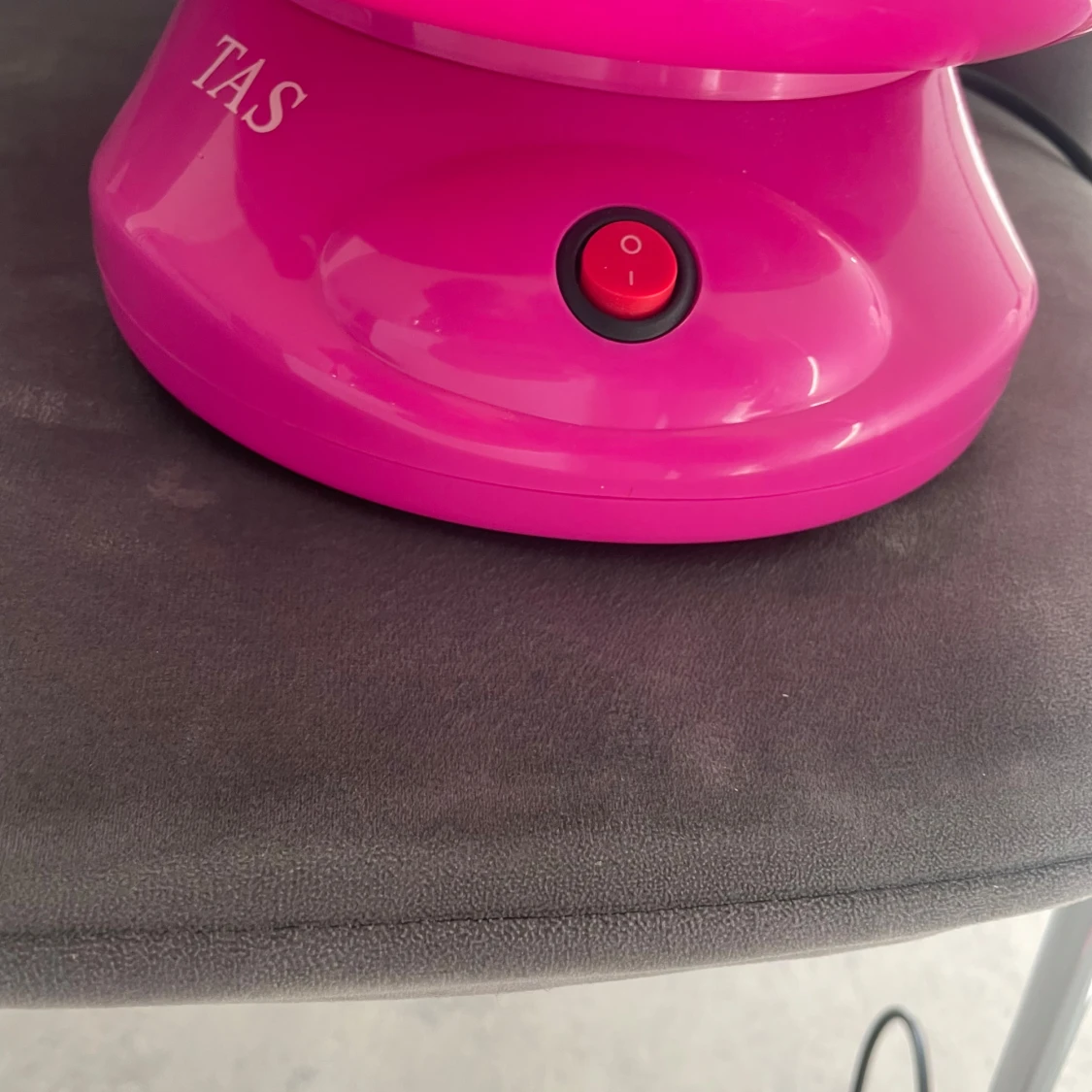 Rosa sockervaddsmaskin från TAS