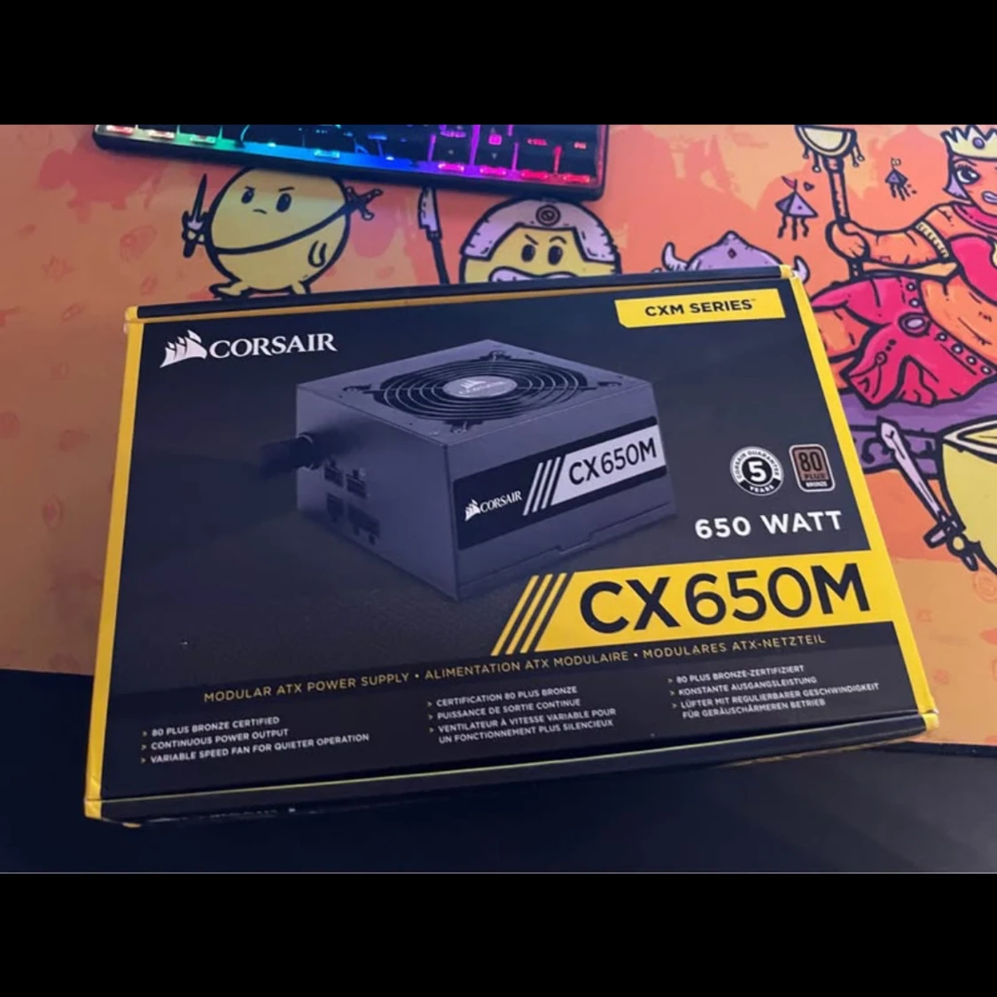 Corsair CX650M nätaggregat - 1