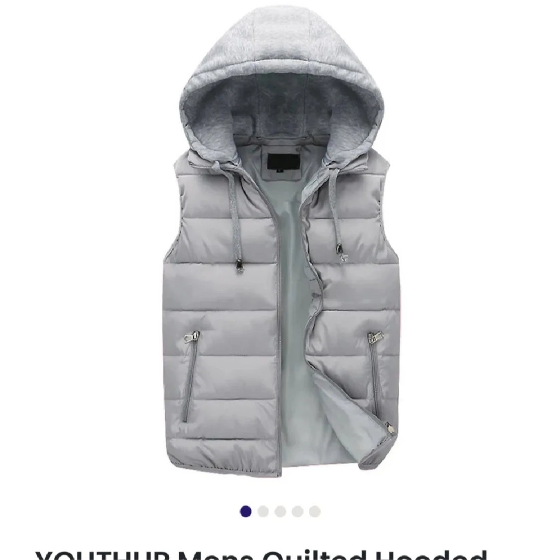 Väst med luva (helt ny)