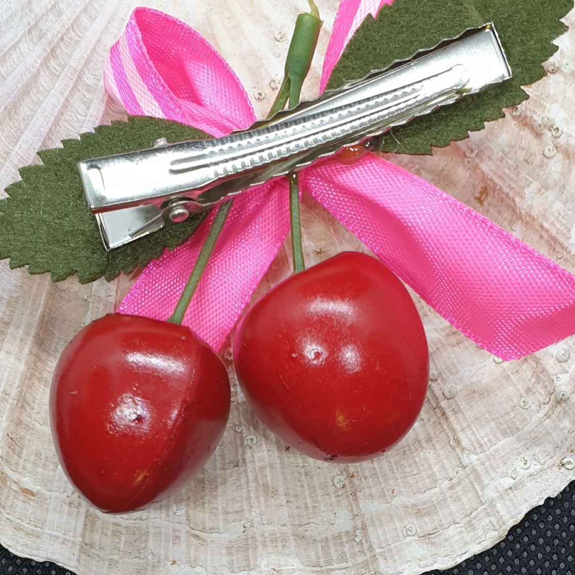 2 Hårspännen Körsbär - 93