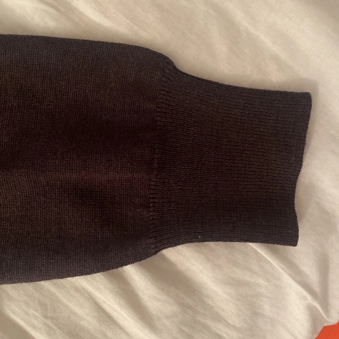 Mörkbrun pikétröja från Ströms - 92